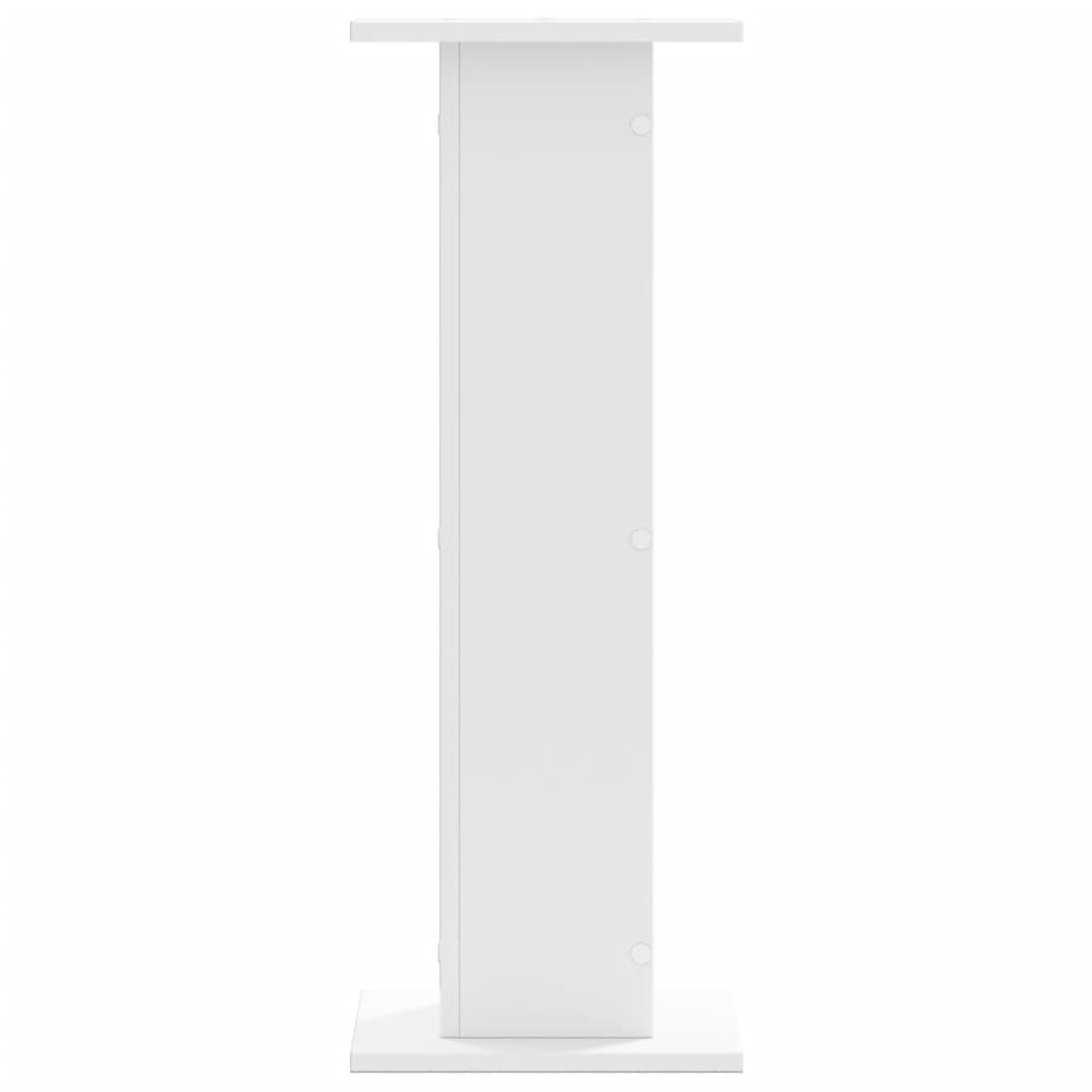 Supporti per Piante 2 pz Bianchi 30x30x80 cm Legno Multistrato | homemem39