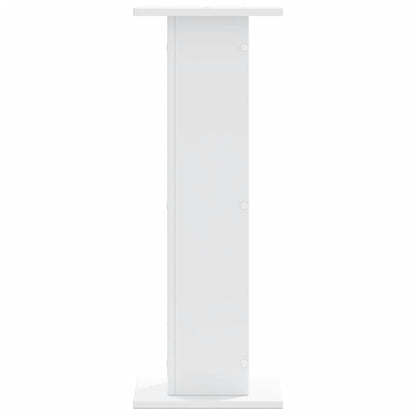 Supporti per Piante 2 pz Bianchi 30x30x80 cm Legno Multistrato | homemem39