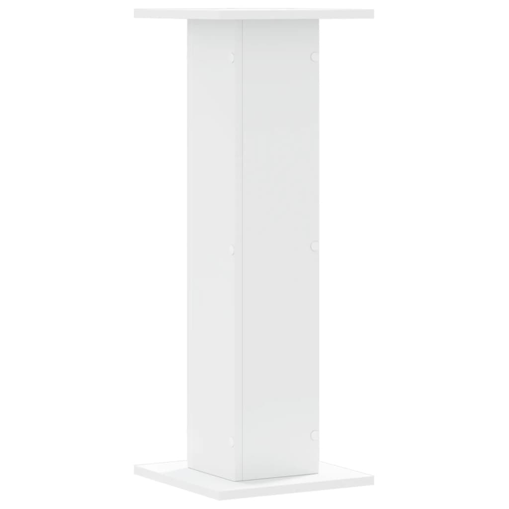 Supporti per Piante 2 pz Bianchi 30x30x80 cm Legno Multistrato | homemem39