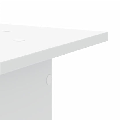 Supporti per Piante 2 pz Bianchi 30x30x80 cm Legno Multistrato | homemem39