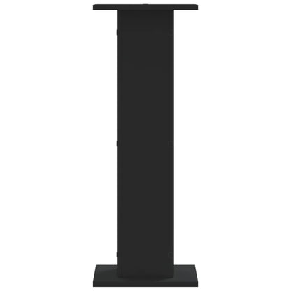 Supporti per Piante 2 pz Neri 30x30x80 cm Legno Multistrato - homemem39