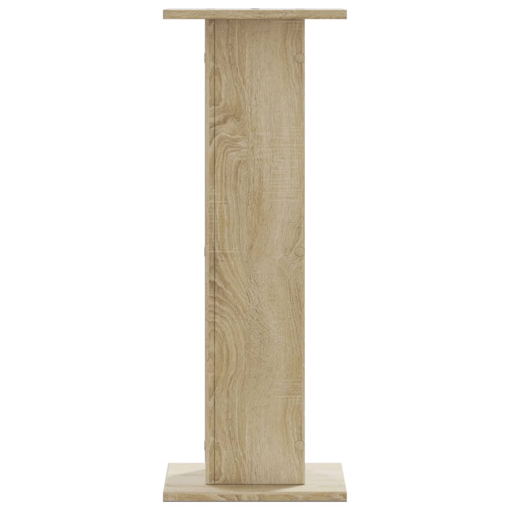 Supporti per Piante 2 pz Rovere Sonoma 30x30x80cm in Truciolato | homemem39