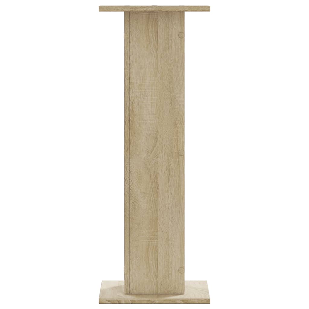 Supporti per Piante 2 pz Rovere Sonoma 30x30x80cm in Truciolato | homemem39
