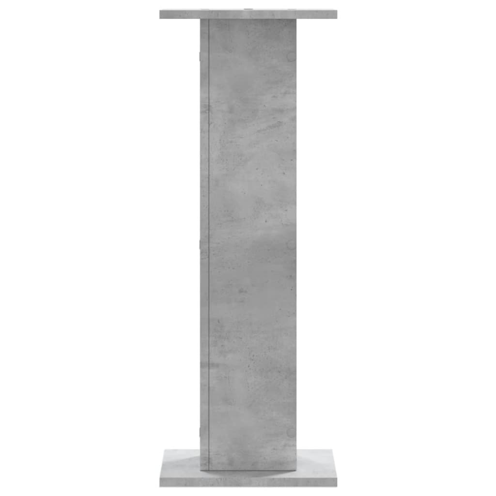 Supporti per Piante 2 pz Grigio Cemento 30x30x80 cm Truciolato | homemem39
