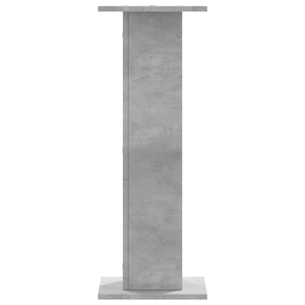 Supporti per Piante 2 pz Grigio Cemento 30x30x80 cm Truciolato - homemem39