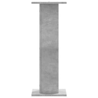 Supporti per Piante 2 pz Grigio Cemento 30x30x80 cm Truciolato - homemem39