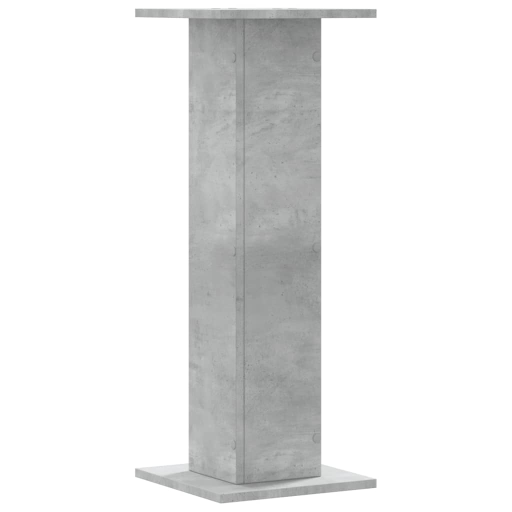 Supporti per Piante 2 pz Grigio Cemento 30x30x80 cm Truciolato - homemem39