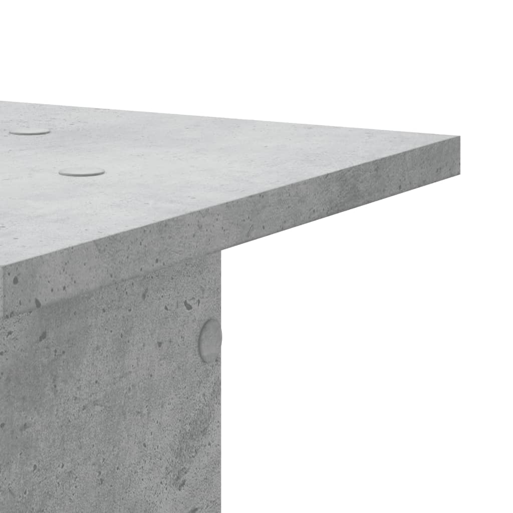Supporti per Piante 2 pz Grigio Cemento 30x30x80 cm Truciolato | homemem39