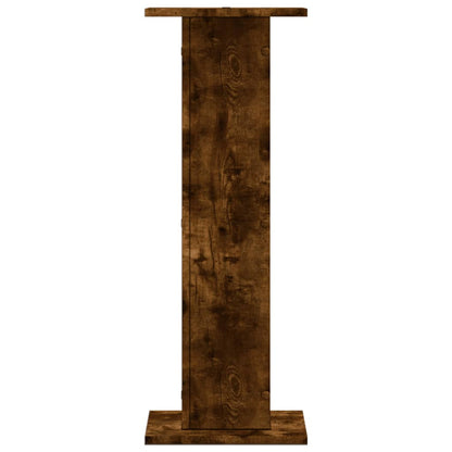 Supporti per Piante 2 pz Rovere Fumo 30x30x80 cm in Truciolato | homemem39