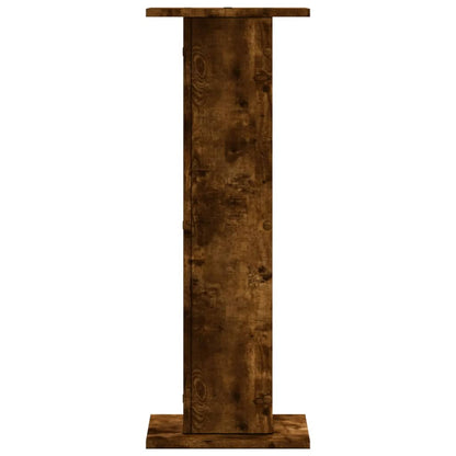 Supporti per Piante 2 pz Rovere Fumo 30x30x80 cm in Truciolato | homemem39