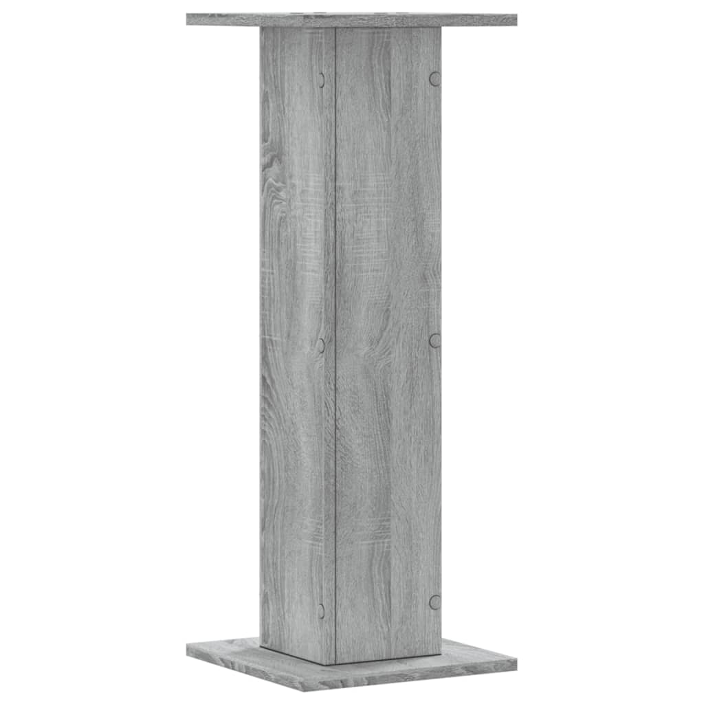 Supporti per Piante 2 pz Grigio Sonoma 30x30x80cm in Truciolato - homemem39