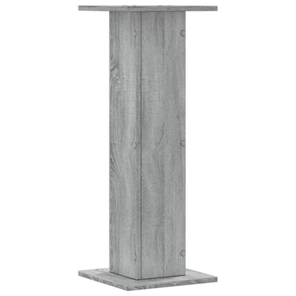 Supporti per Piante 2 pz Grigio Sonoma 30x30x80cm in Truciolato - homemem39