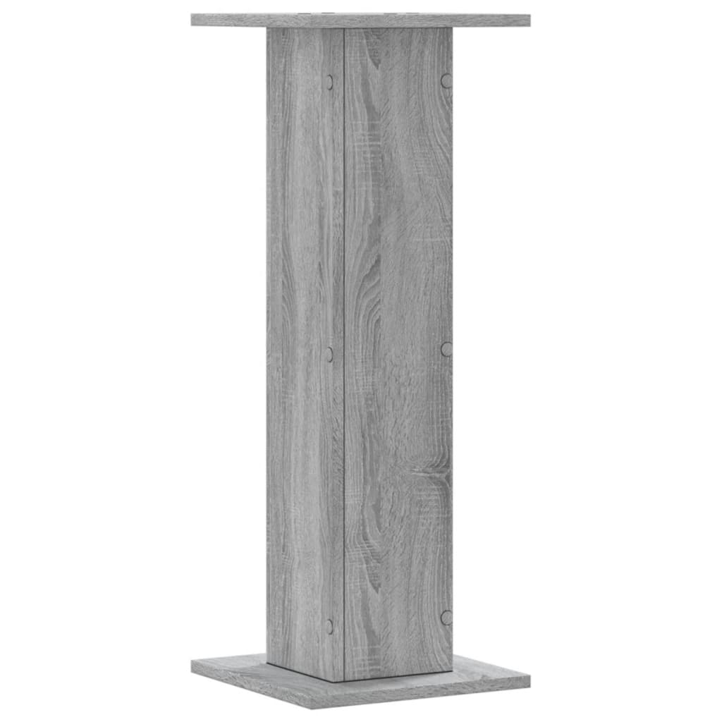 Supporti per Piante 2 pz Grigio Sonoma 30x30x80cm in Truciolato - homemem39