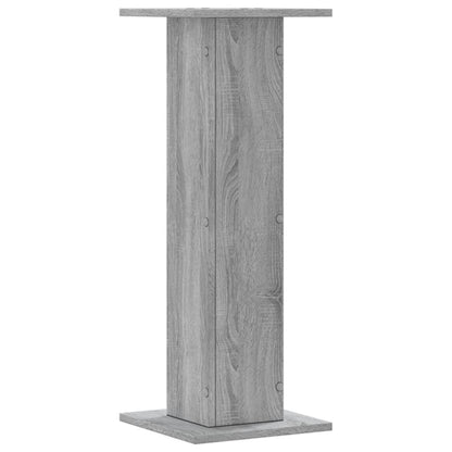 Supporti per Piante 2 pz Grigio Sonoma 30x30x80cm in Truciolato - homemem39