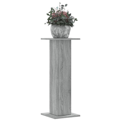 Supporti per Piante 2 pz Grigio Sonoma 30x30x80cm in Truciolato - homemem39