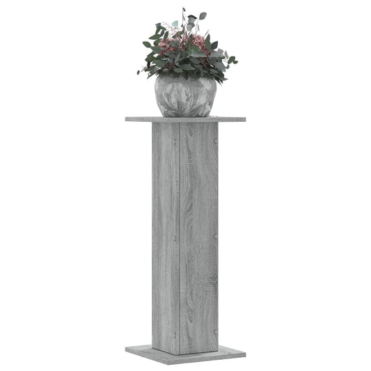 Supporti per Piante 2 pz Grigio Sonoma 30x30x80cm in Truciolato - homemem39