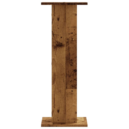 Supporti per Piante 2 pz Legno Vecchio 30x30x80 cm Truciolato | homemem39