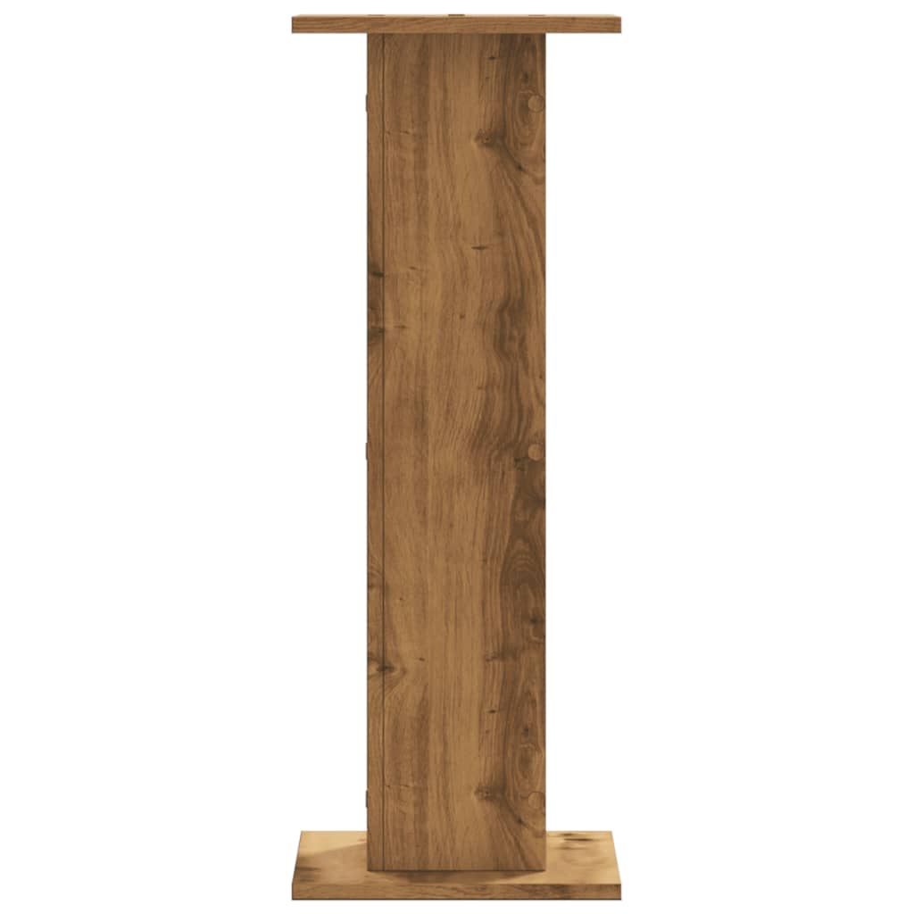 Supporti Piante 2 pz Rovere Artigianale 30x30x80 cm Truciolato | homemem39