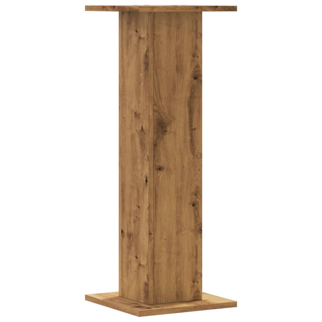 Supporti Piante 2 pz Rovere Artigianale 30x30x80 cm Truciolato | homemem39