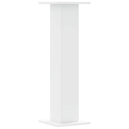 Supporti per Piante 2 pz Bianchi 30x30x95 cm Legno Multistrato | homemem39