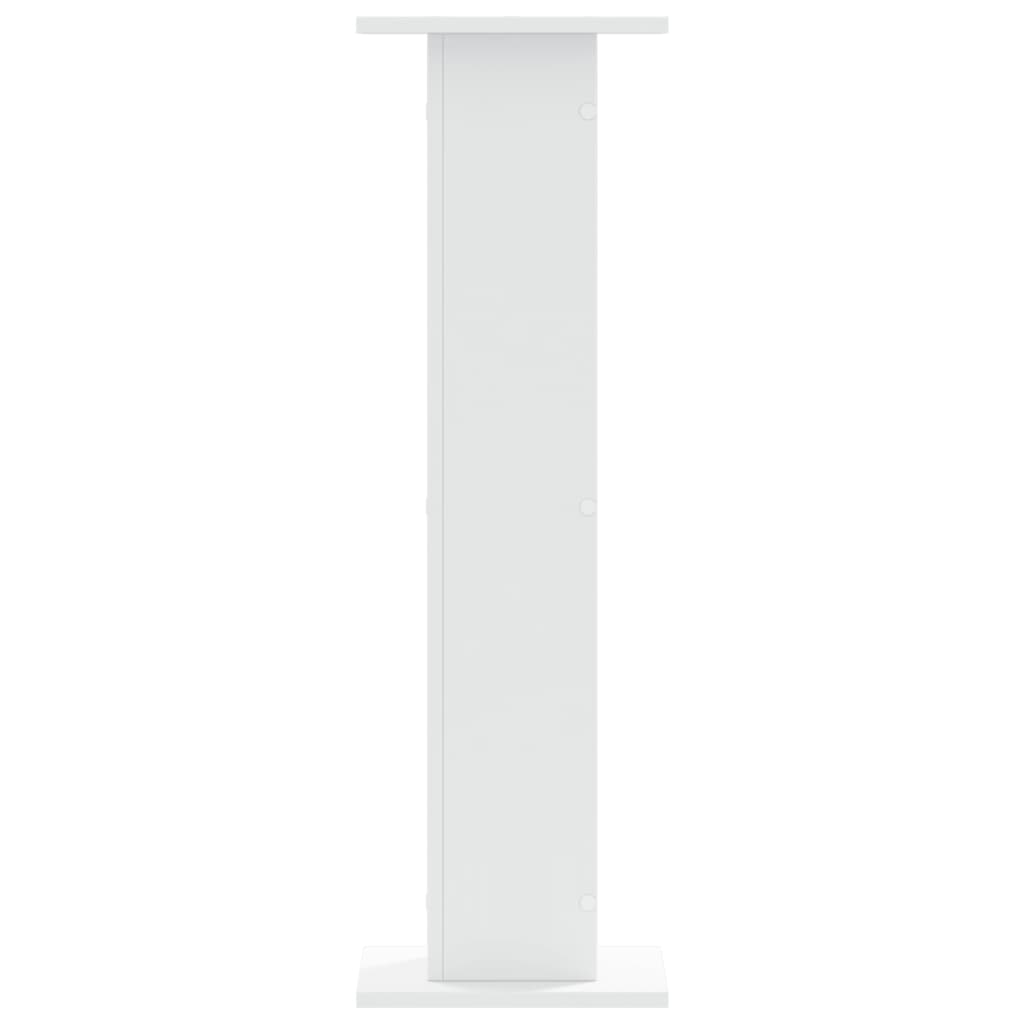 Supporti per Piante 2 pz Bianchi 30x30x95 cm Legno Multistrato | homemem39