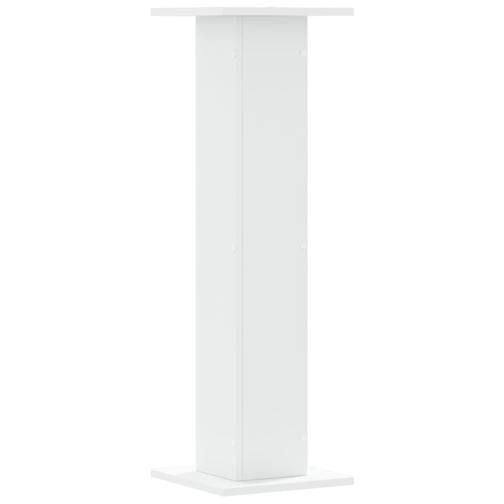 Supporti per Piante 2 pz Bianchi 30x30x95 cm Legno Multistrato | homemem39