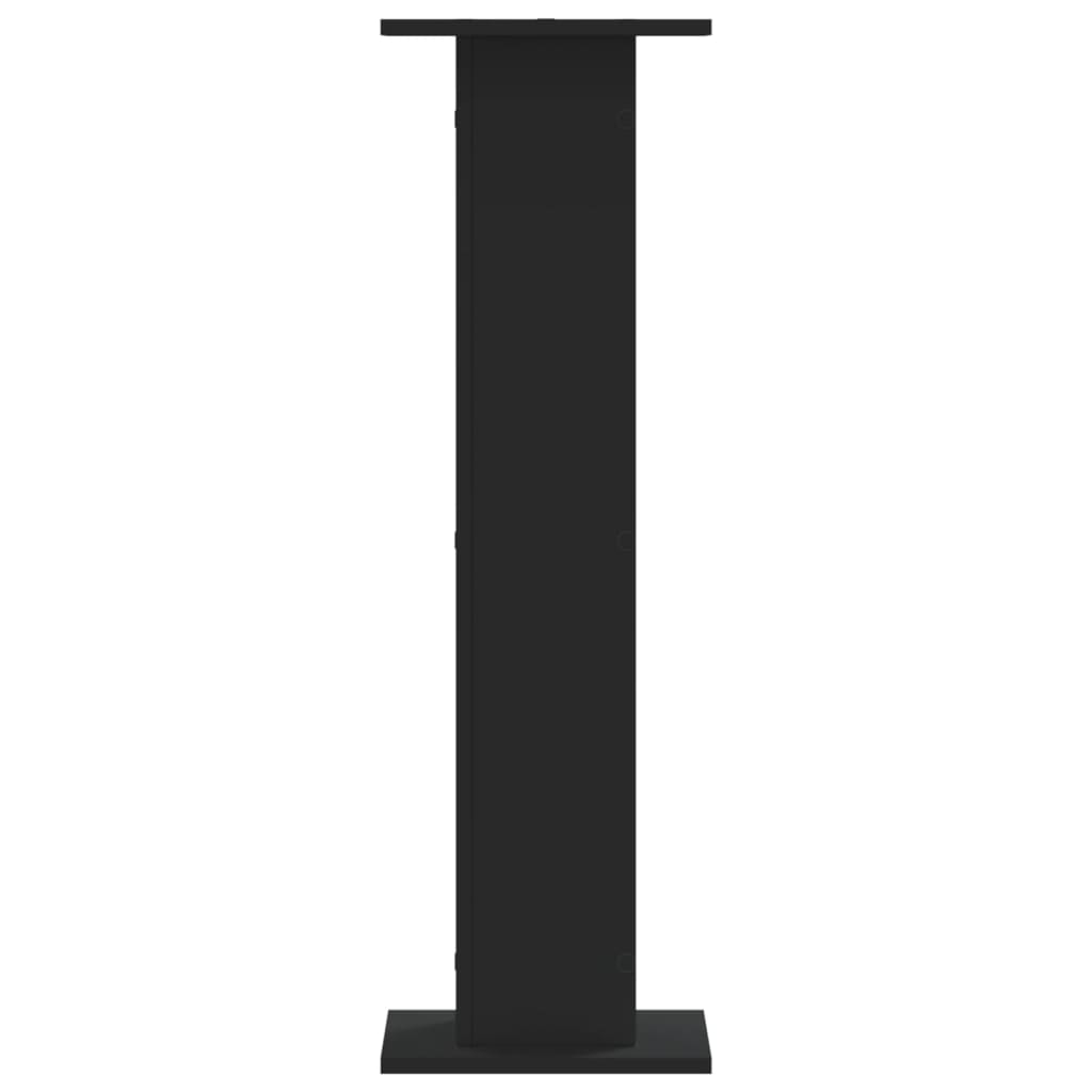 Supporti per Piante 2 pz Neri 30x30x95 cm Legno Multistrato - homemem39