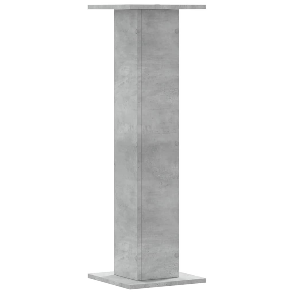 Supporti per Piante 2 pz Grigio Cemento 30x30x95 cm Truciolato | homemem39