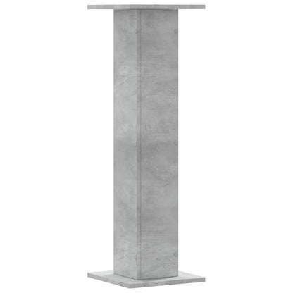 Supporti per Piante 2 pz Grigio Cemento 30x30x95 cm Truciolato | homemem39