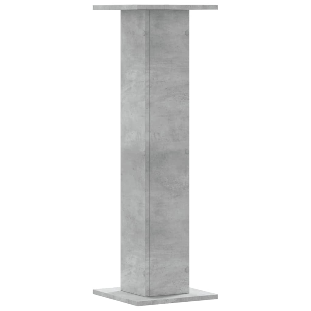 Supporti per Piante 2 pz Grigio Cemento 30x30x95 cm Truciolato - homemem39