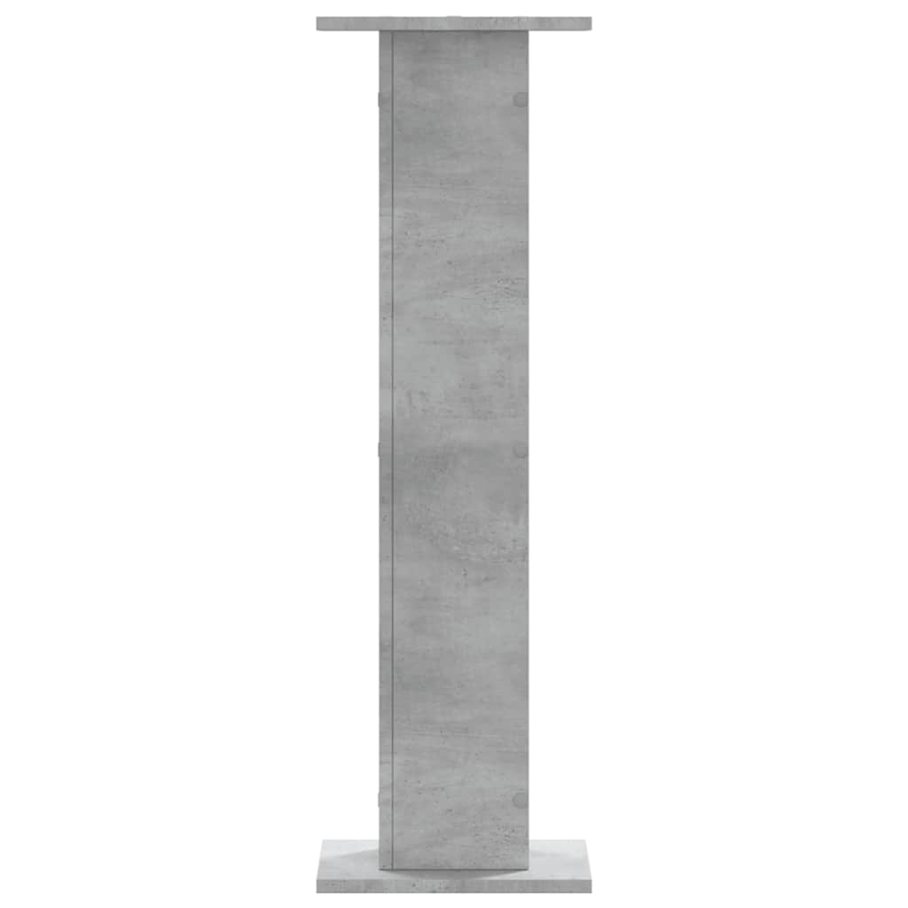 Supporti per Piante 2 pz Grigio Cemento 30x30x95 cm Truciolato | homemem39