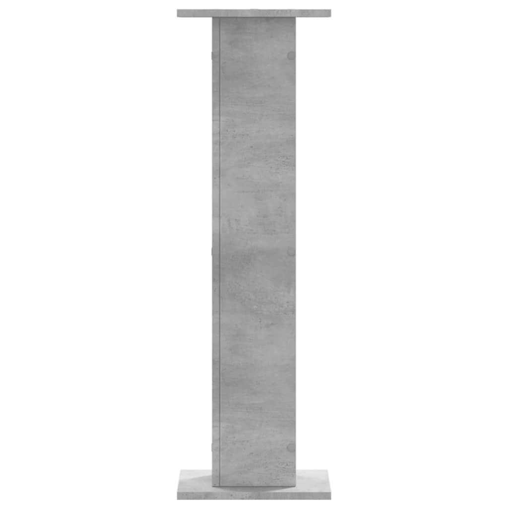 Supporti per Piante 2 pz Grigio Cemento 30x30x95 cm Truciolato - homemem39