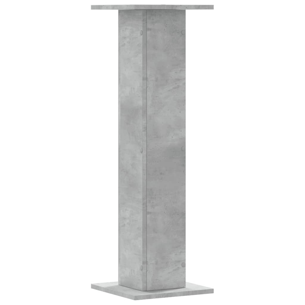 Supporti per Piante 2 pz Grigio Cemento 30x30x95 cm Truciolato - homemem39
