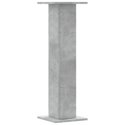Supporti per Piante 2 pz Grigio Cemento 30x30x95 cm Truciolato - homemem39