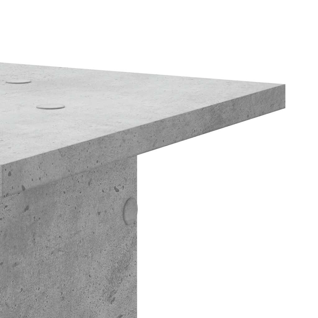 Supporti per Piante 2 pz Grigio Cemento 30x30x95 cm Truciolato | homemem39