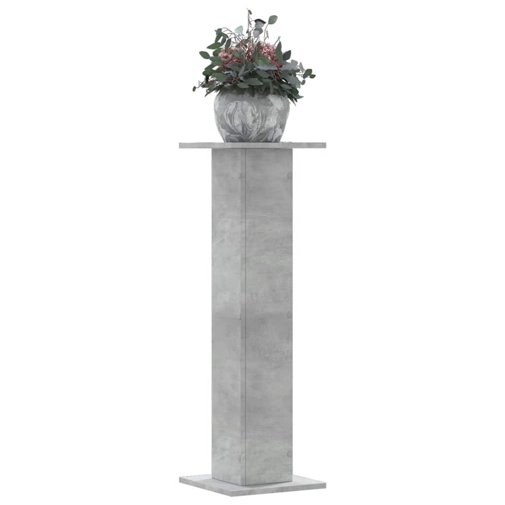 Supporti per Piante 2 pz Grigio Cemento 30x30x95 cm Truciolato | homemem39