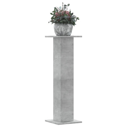 Supporti per Piante 2 pz Grigio Cemento 30x30x95 cm Truciolato - homemem39