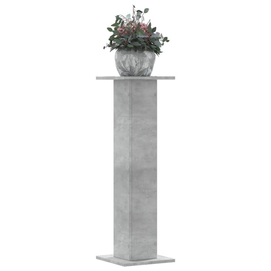 Supporti per Piante 2 pz Grigio Cemento 30x30x95 cm Truciolato - homemem39