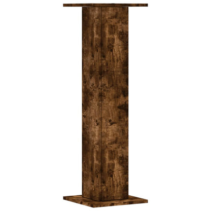 Supporti per Piante 2 pz Rovere Fumo 30x30x95 cm in Truciolato | homemem39