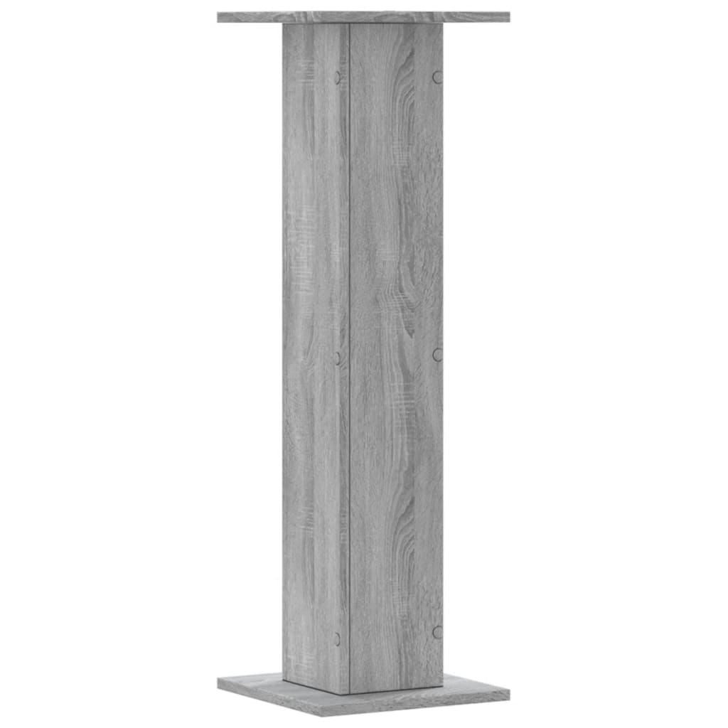Supporti per Piante 2 pz Grigio Sonoma 30x30x95cm in Truciolato | homemem39