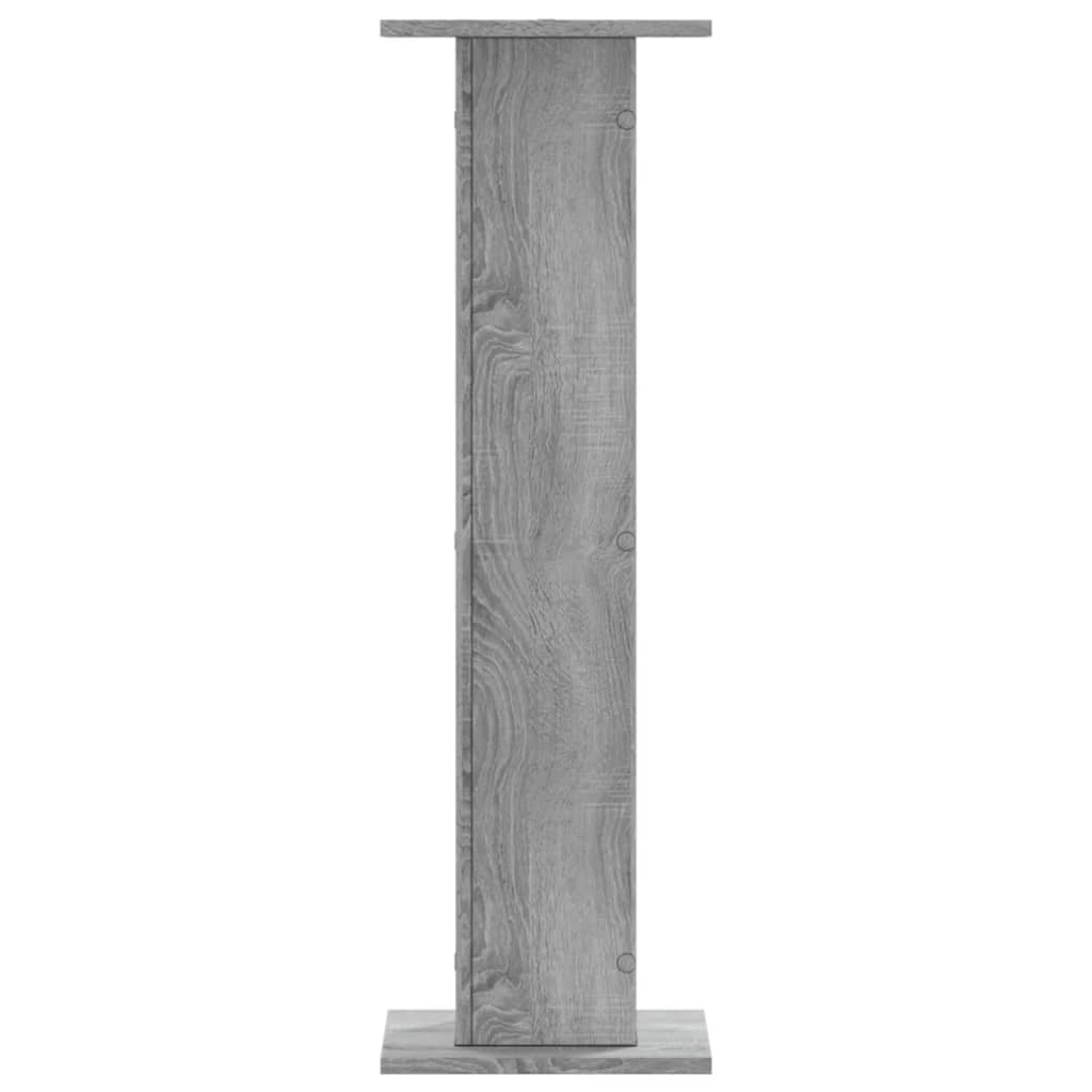 Supporti per Piante 2 pz Grigio Sonoma 30x30x95cm in Truciolato | homemem39