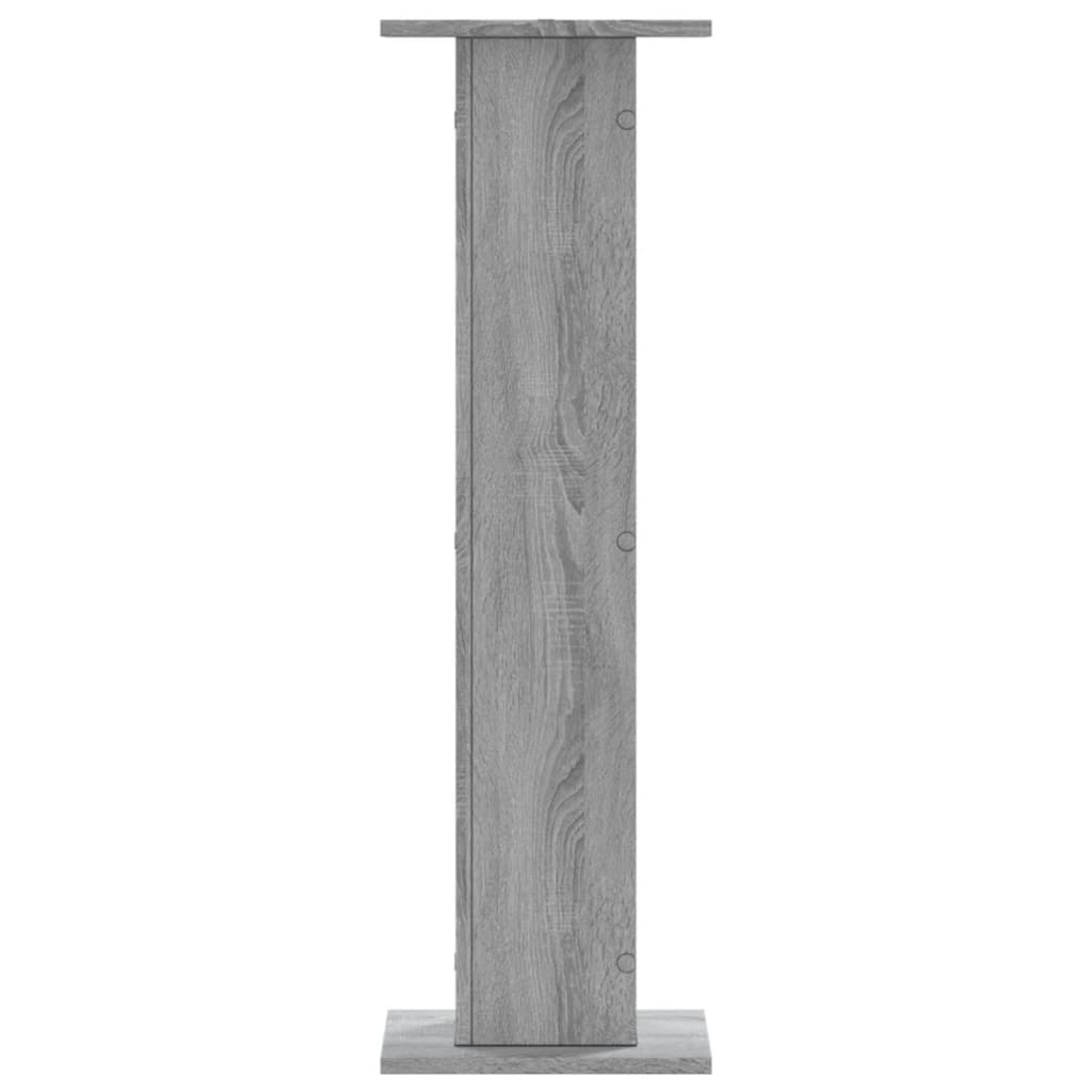 Supporti per Piante 2 pz Grigio Sonoma 30x30x95cm in Truciolato - homemem39