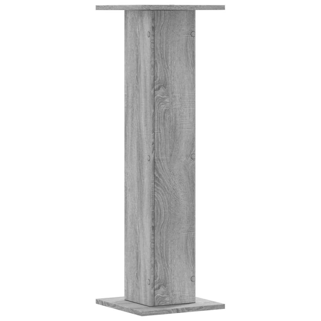 Supporti per Piante 2 pz Grigio Sonoma 30x30x95cm in Truciolato - homemem39