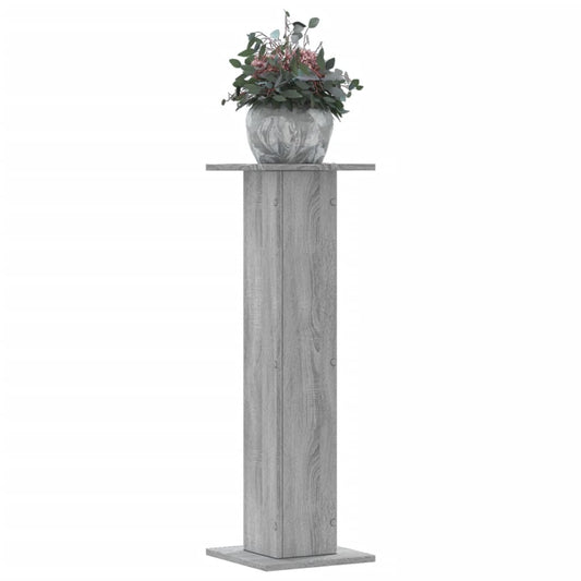 Supporti per Piante 2 pz Grigio Sonoma 30x30x95cm in Truciolato - homemem39