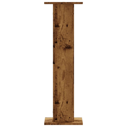 Supporti per Piante 2 pz Legno Vecchio 30x30x95 cm Truciolato | homemem39