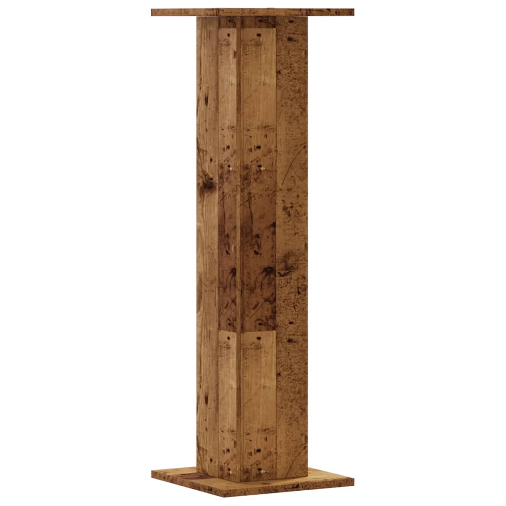 Supporti per Piante 2 pz Legno Vecchio 30x30x95 cm Truciolato | homemem39