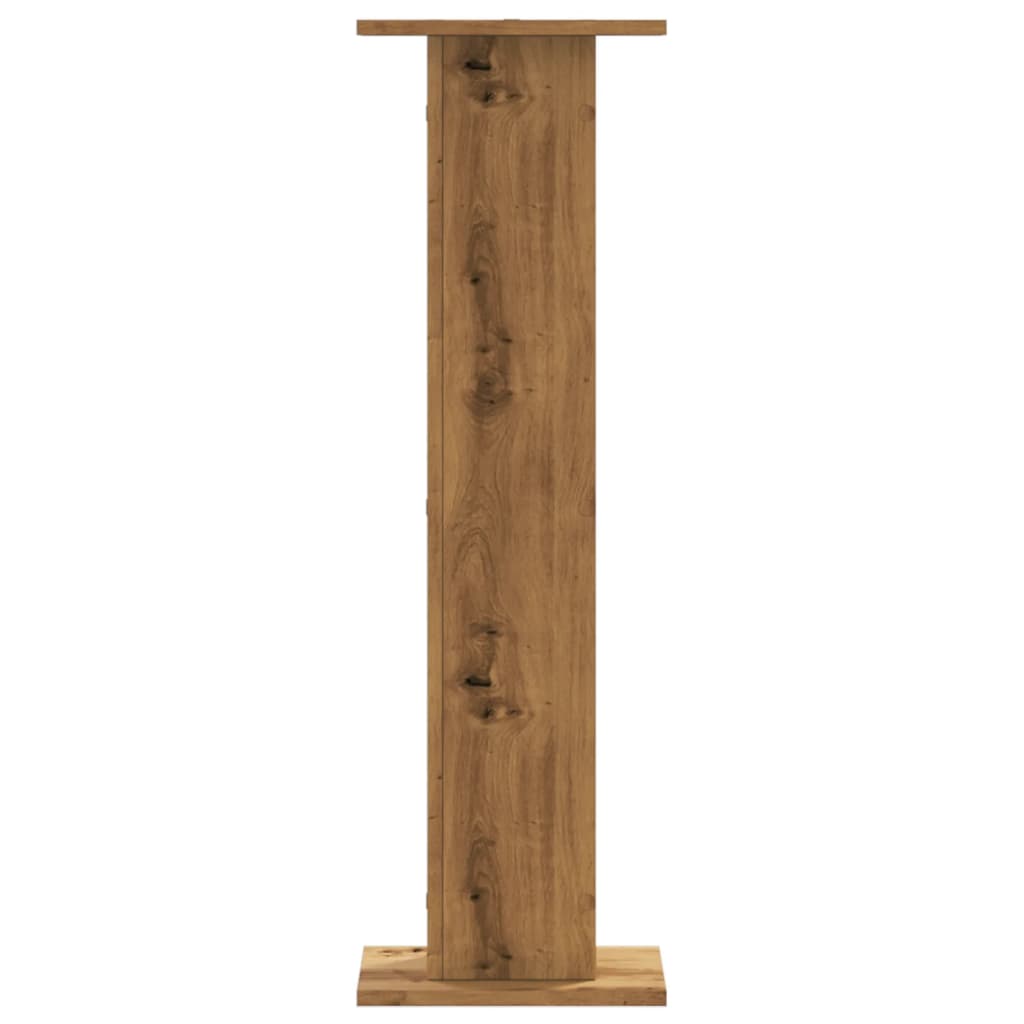 Supporti Piante 2 pz Rovere Artigianale 30x30x95 cm Truciolato | homemem39