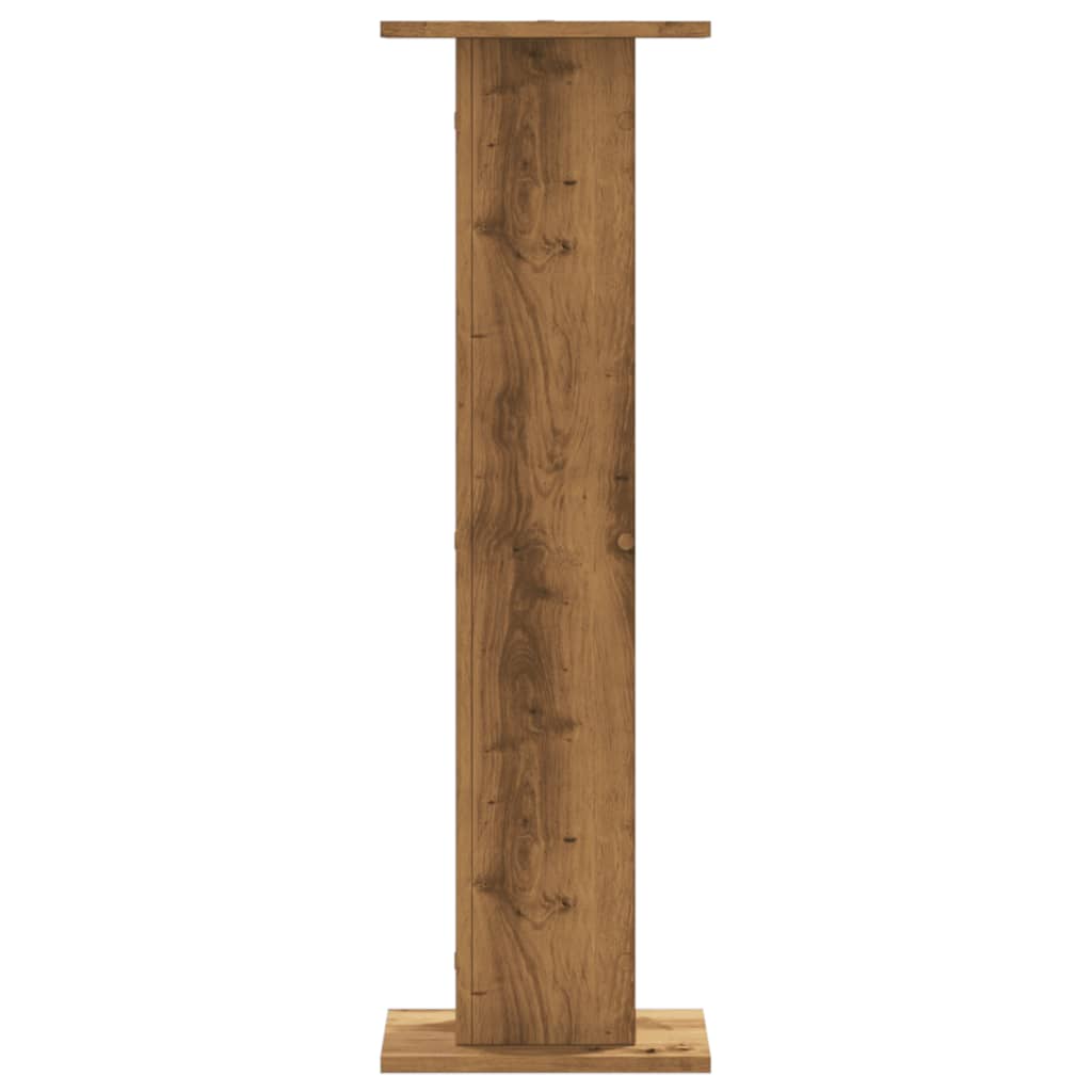 Supporti Piante 2 pz Rovere Artigianale 30x30x95 cm Truciolato | homemem39