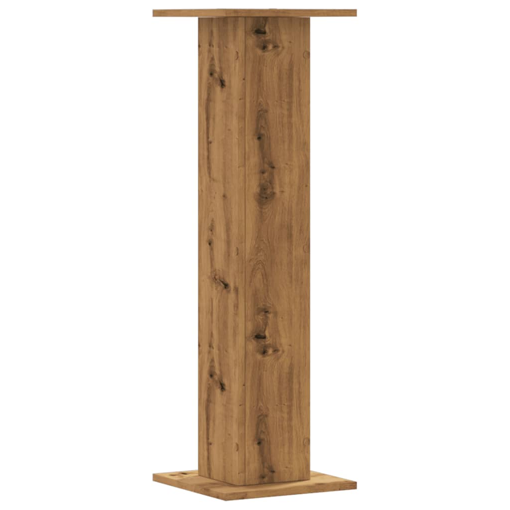 Supporti Piante 2 pz Rovere Artigianale 30x30x95 cm Truciolato | homemem39