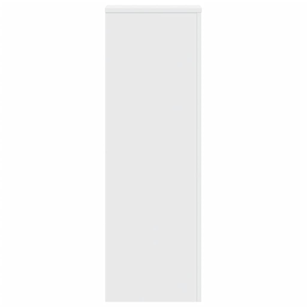 Supporti per Piante 2 pz Bianchi 33x33x100 cm Legno Multistrato | homemem39
